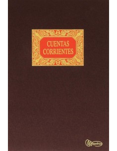 Libro cuentas corrientes fº 100 hojas